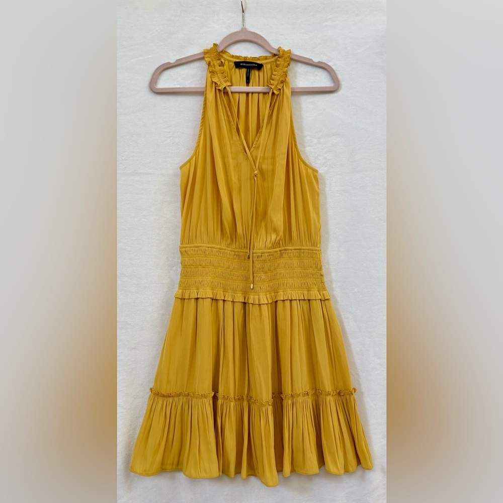 BCBGMaxAzria Sunlit Yellow Dress